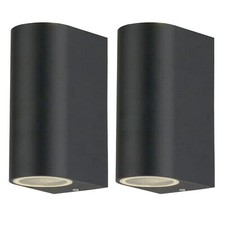 Set of 2 Black Outdoor IP44