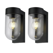 Set of 2 Modern Outdoor Wall