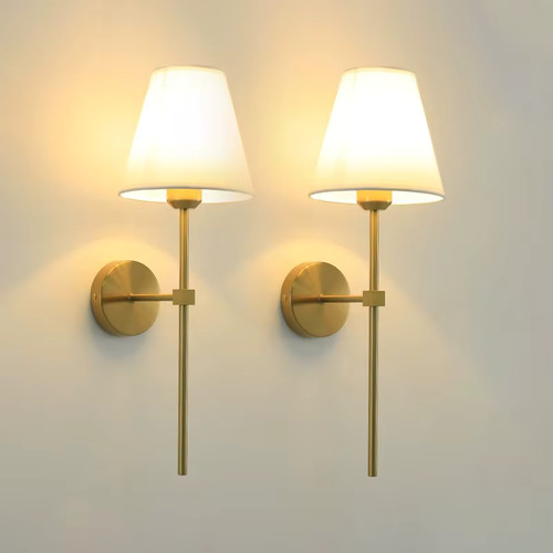 E27 fabric wall lamp - wall,
