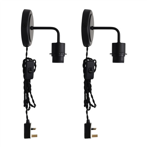 Set modern black plug in - set,