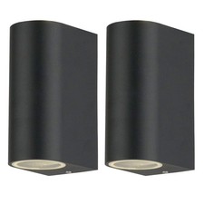 Set of 2 Black Outdoor IP44