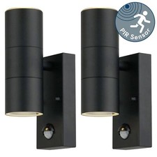 Set of 2 Modern Black Up Down