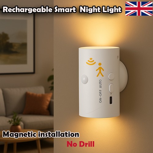Rechargeable motion sensor - rechargeable,
