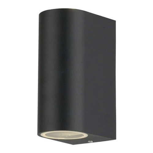 Black outdoor ip44 wall - black,