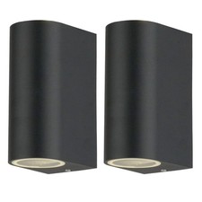 Set of 2 Black Outdoor IP44