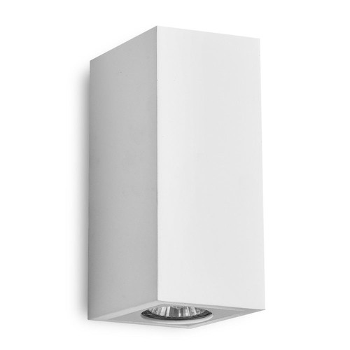White plaster twin - plaster, light