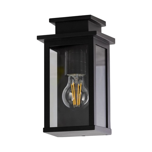 Modern black traditional flush - black,
