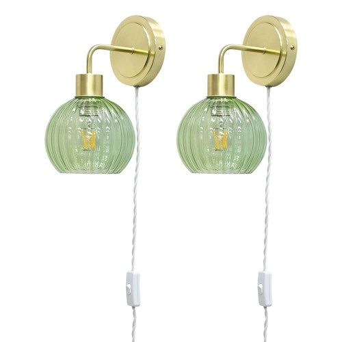 Set modern satin brass - set,