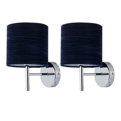 Set modern chrome wall - of,