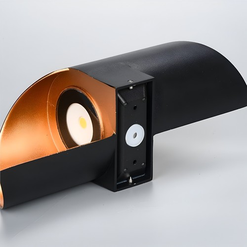 Aluminum down wall light - wall,