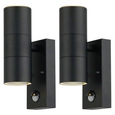 Set of 2 Modern Black Up Down